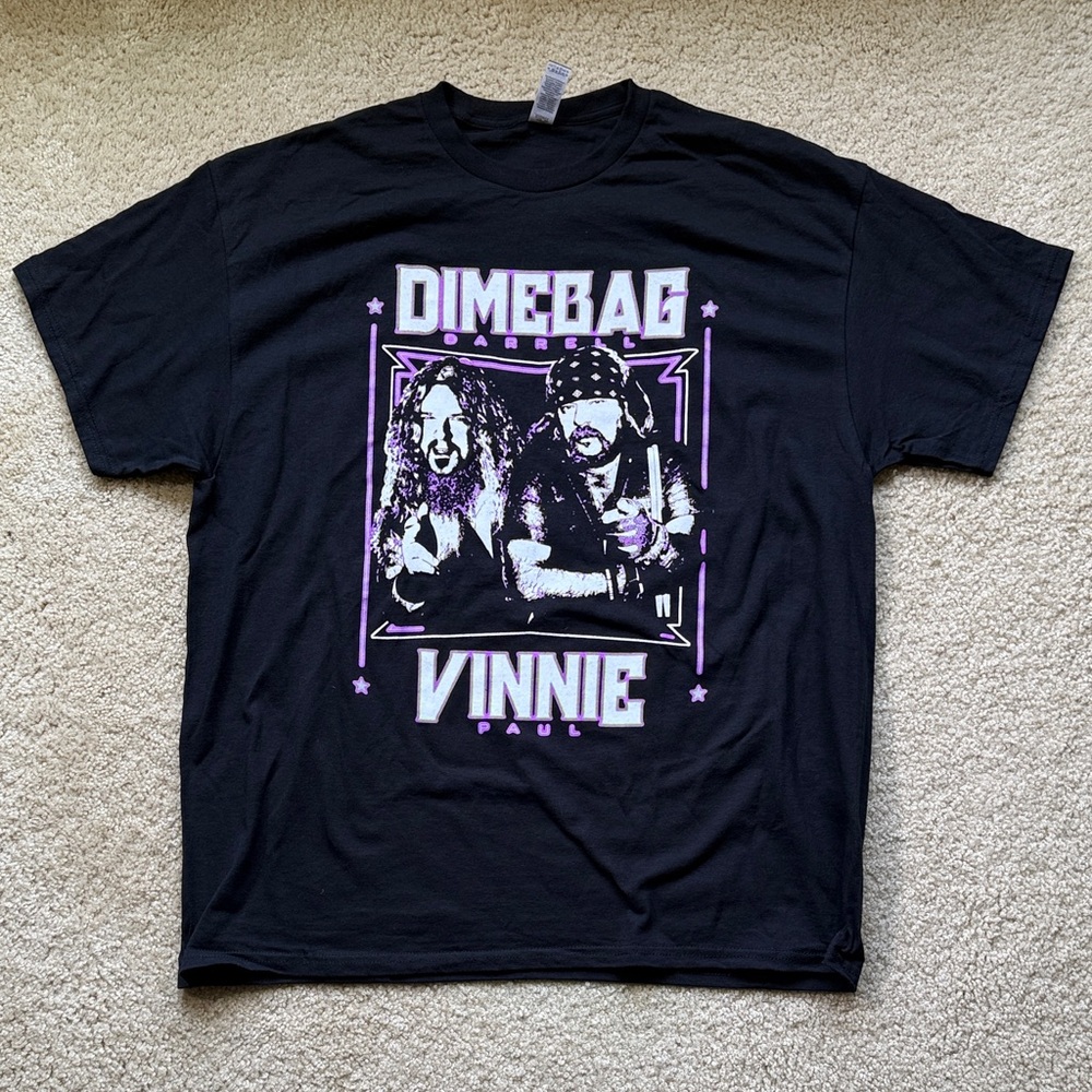 Dimebag Darrell & Vinnie Paul | graphic t shirt | XL